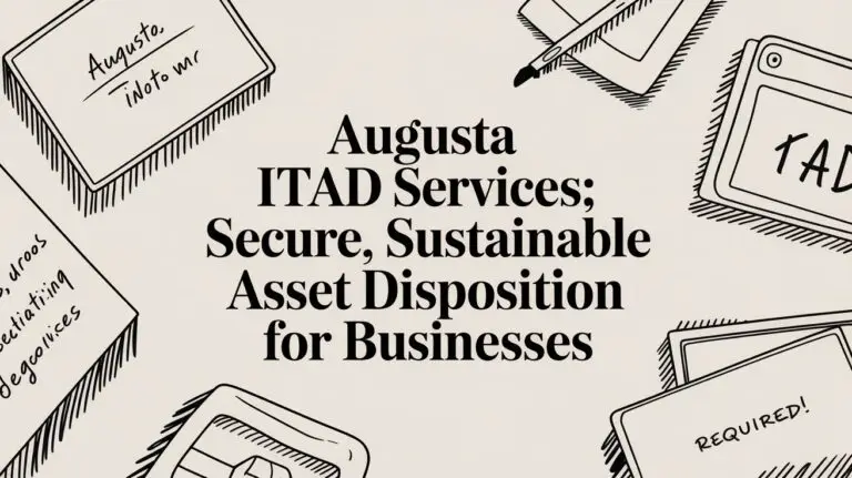 Augusta ITAD Services: Secure, Sustainable Asset Disposition for Businesses in Georgia