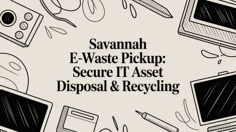 Savannah e-waste pickup: Secure IT Asset Disposal for Businesses