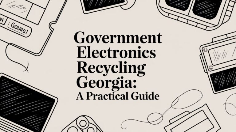 Government Electronics Recycling Georgia: A Practical Guide for Public Agencies