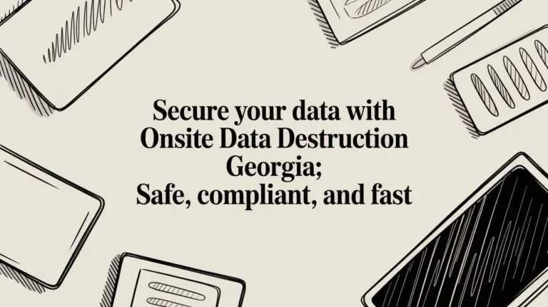 Onsite Data Destruction in Georgia: A Guide for Businesses