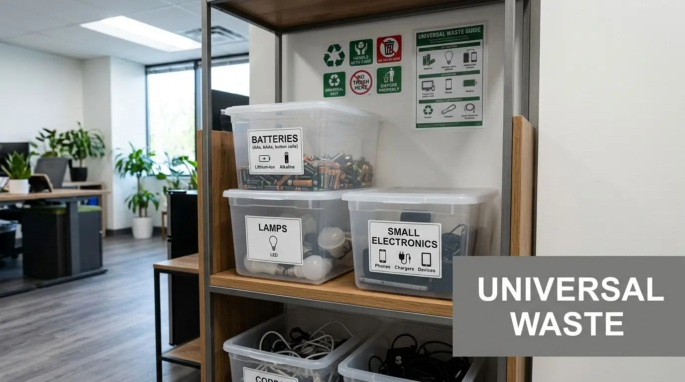 Your 2026 Guide to Universal Waste Disposal and Business Compliance