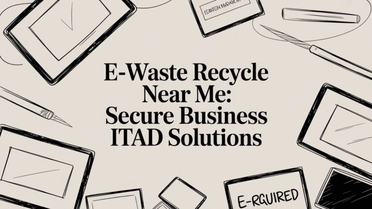 E-waste Recycle Near Me: Secure Business ITAD Solutions