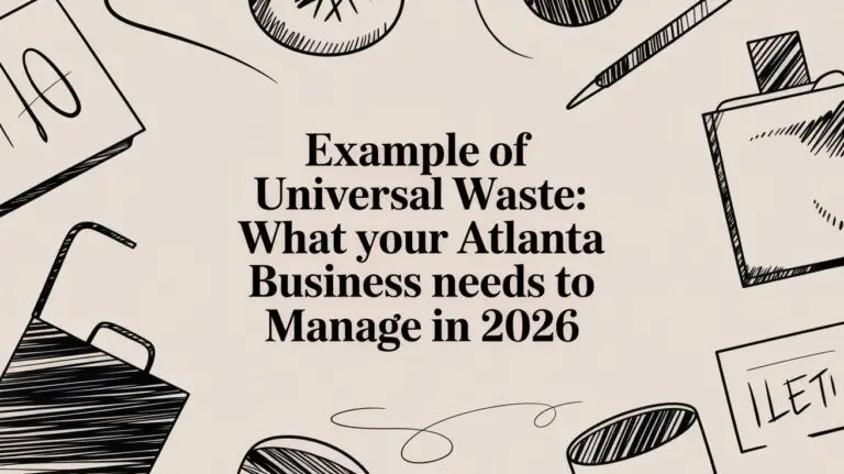 Example of Universal Waste: What Your Atlanta Business Needs to Manage in 2026