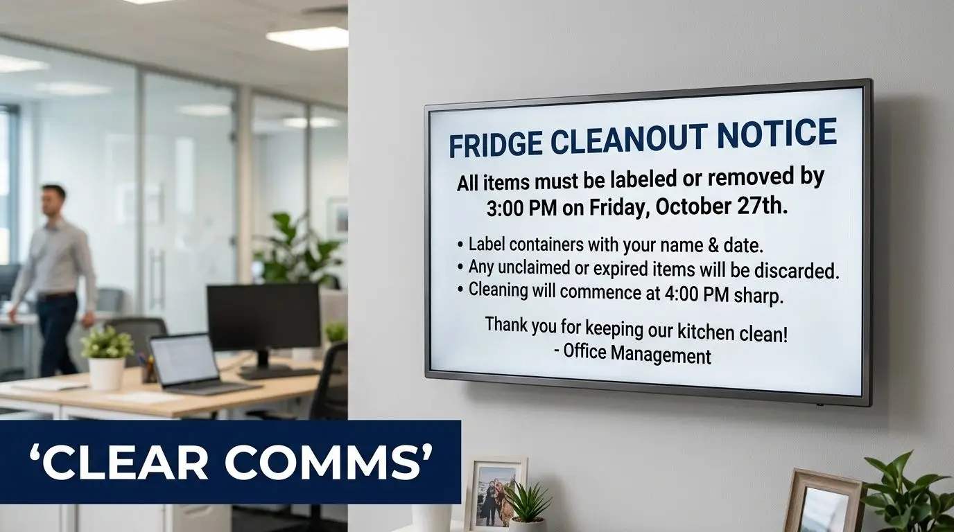 Office Fridge Cleanout: Step-by-Step for a Hygienic Space