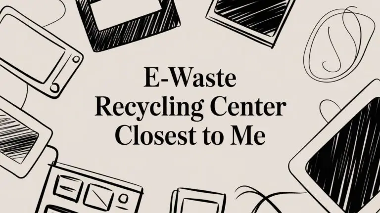 E-Waste Recycling Center Closest To Me