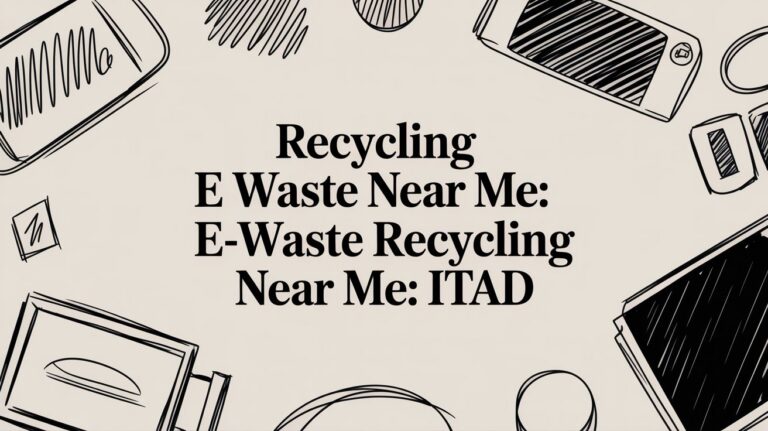 Recycling E Waste Near Me: E-Waste Recycling Near Me: ITAD