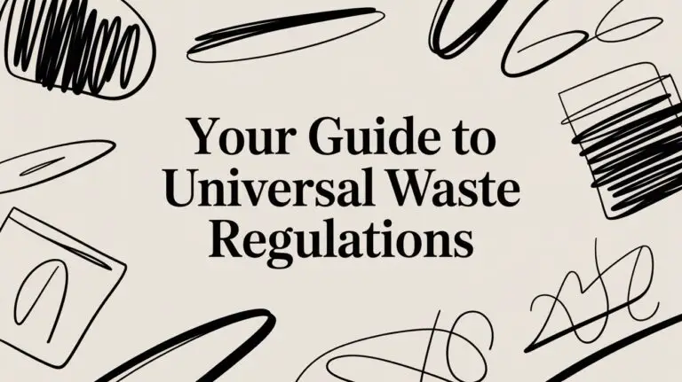 Your Guide to Universal Waste Regulations in 2026