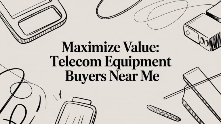 Maximize Value: Telecom Equipment Buyers Near Me