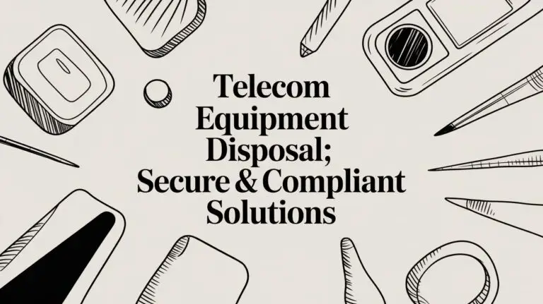 Telecom Equipment Disposal: Secure & Compliant Solutions